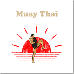 Muai Thai Thailand fighter Posters and Art